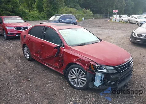 2016 Volkswagen Jetta Sel/Sel Premium z USA, uszkodzony, nr VIN 3VWL17AJ2GM408384